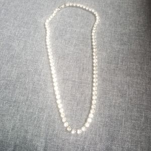 Crystal Diamond Tennis Bracelet Style Necklace